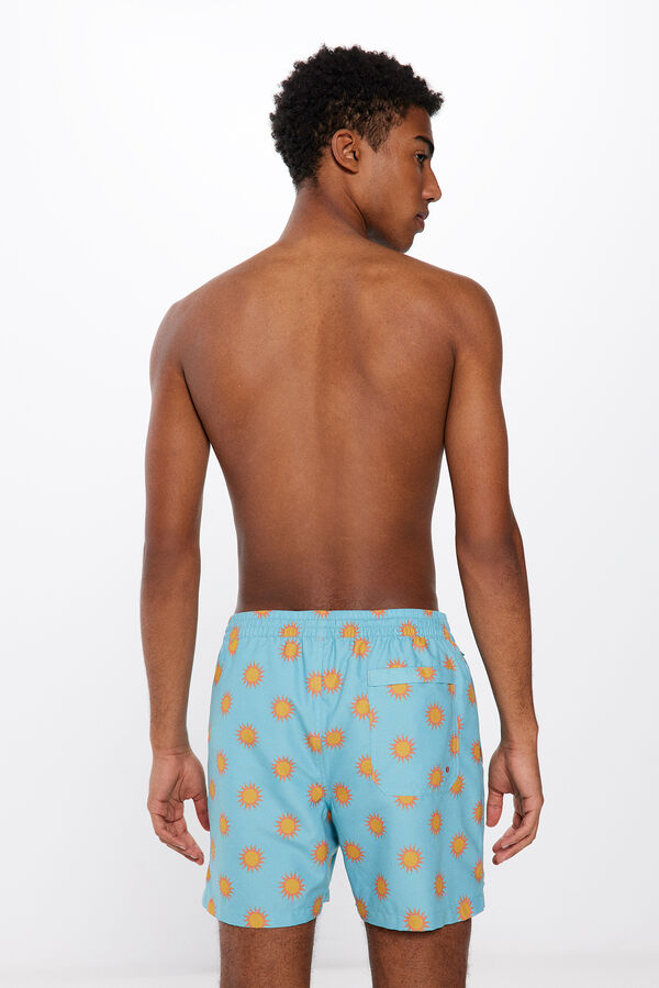 Springfield Floral print swim shorts mallow