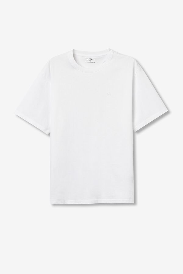 Tiffosi Camiseta B&aacute;sica blanco