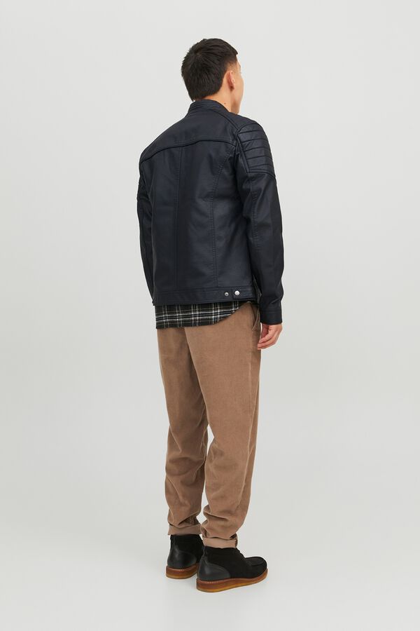 Jack & Jones Faux suede jacket black