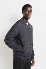 Springfield Quilted bomber jacket blue