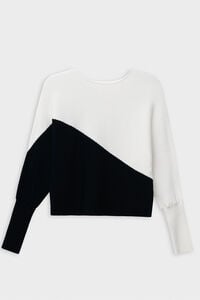 Inside Su&eacute;ter com mangas bal&atilde;o e blocos de cores