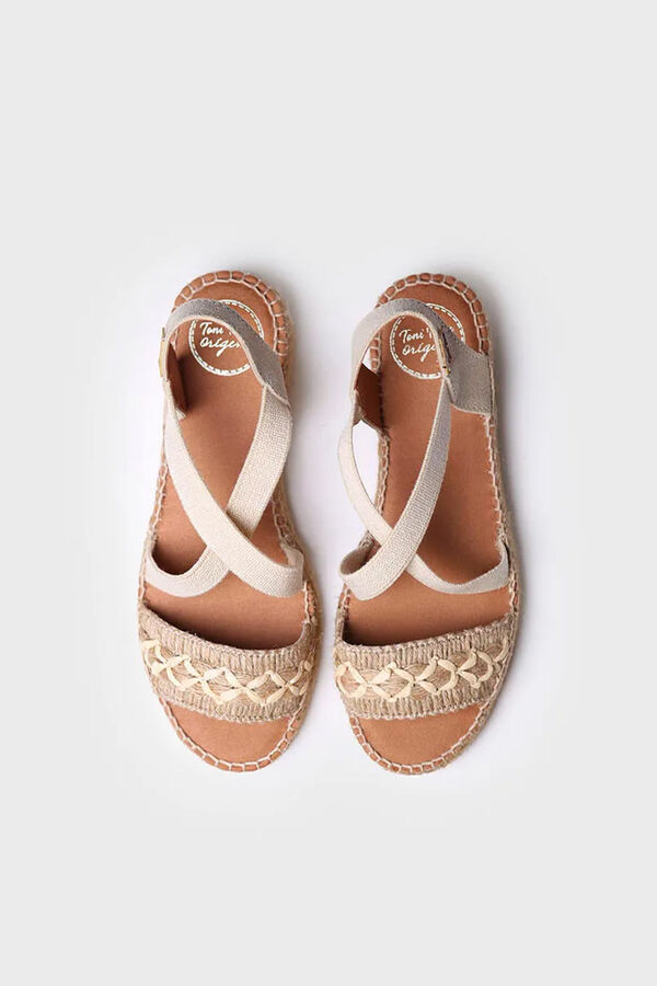 Toni Pons Sand&aacute;lia de juta bege