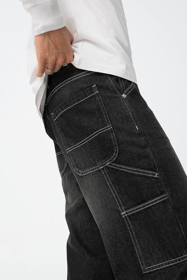 Tiffosi Young Super Baggy Fit Jeans black