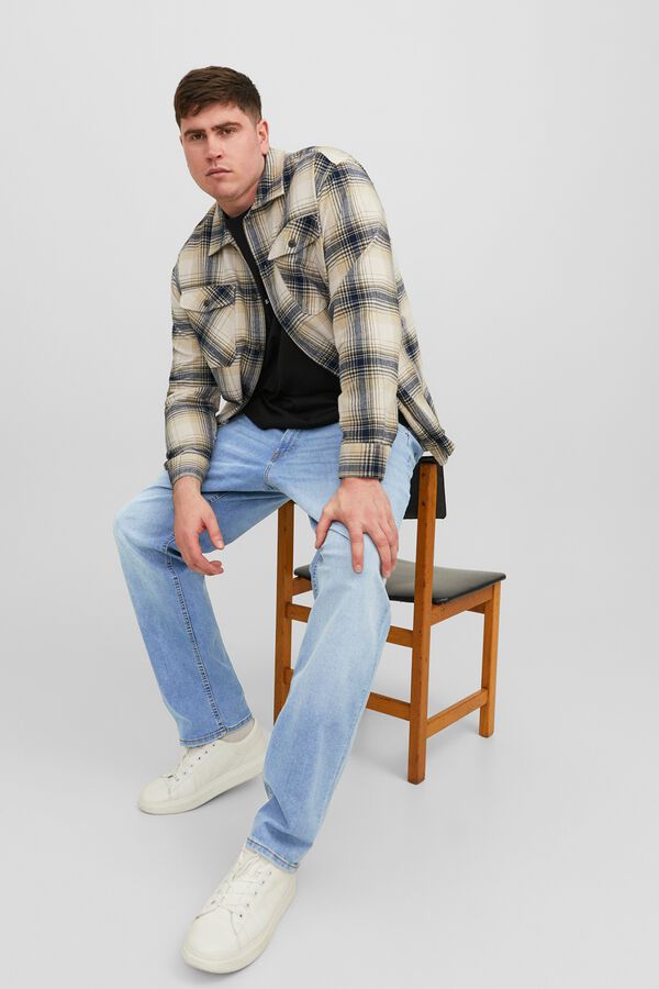 Jack & Jones PLUS Straight five-pocket jeans blue