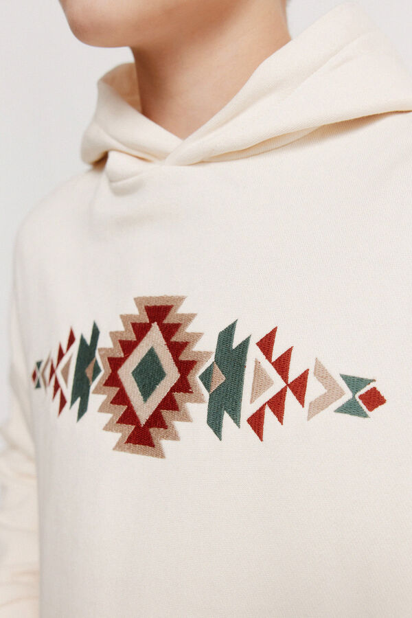 Springfield Kids Dečiji etno duks Bež