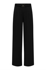 JDY Pantal&oacute;n recto pinzas negro