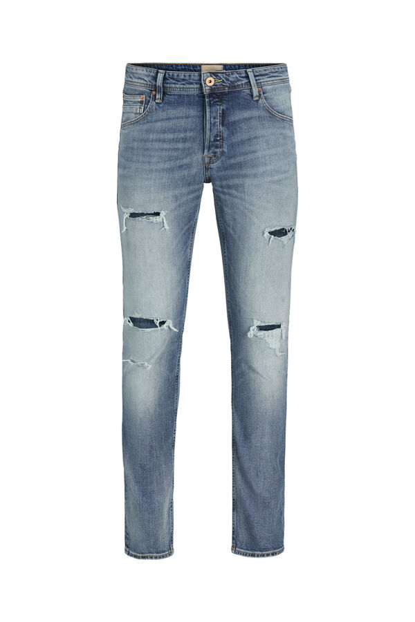 Jack & Jones Jeans slim fit desgastes azul
