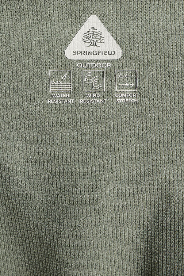 Springfield Sweat-shirt softshell polaire marengo