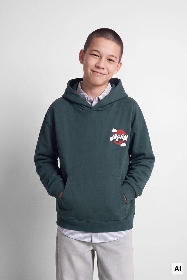Springfield Kids Sudadera Japan ni&ntilde;o verde