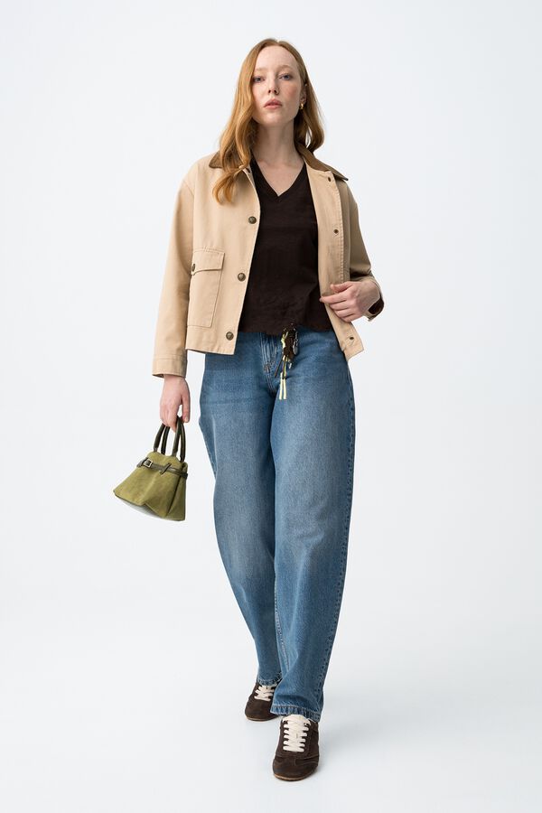 Tiffosi Chaqueta relaxed beige