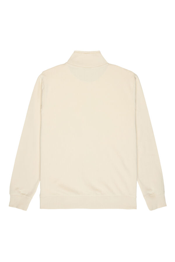 Quiksilver Sudadera con capucha y cremallera blanco