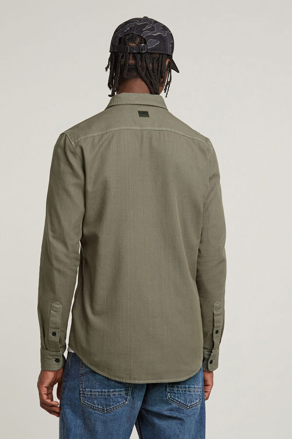 G-STAR Slim-fitting long sleeve shirt green