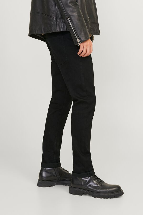 Jack & Jones Five-pocket slim fit jeans black