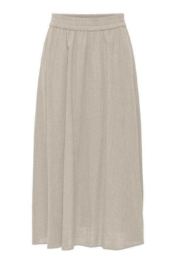 Only Falda larga beige