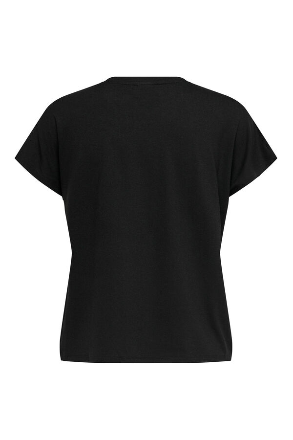 Springfield T-shirt decote redondo  preto