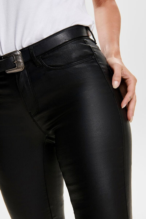 Springfield Skinny coated trousers noir