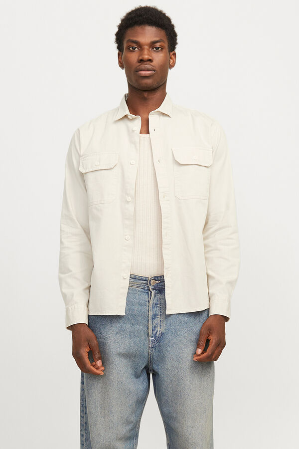 Jack & Jones Serge regular fit shirt grey