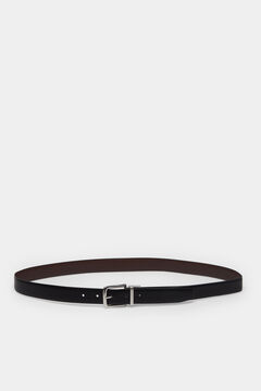 Springfield Reversible faux leather belt black