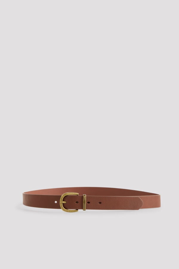 Springfield Faux leather belt mink