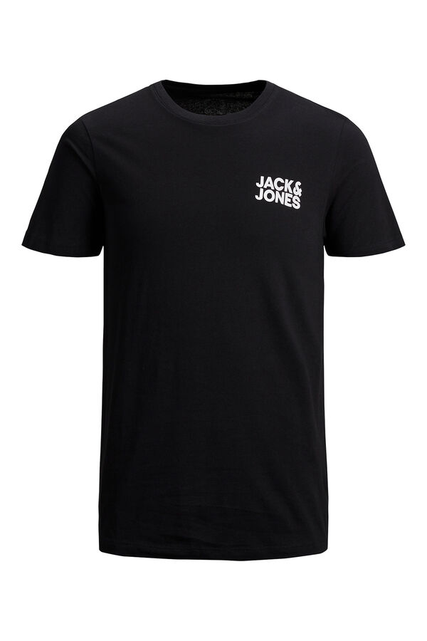 Jack & Jones PLUS Basic logo T-shirt grey