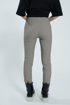 Springfield High-Waisted Jeggings brown