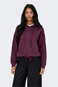 Only Sudadera corta textura