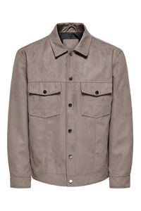 Only & Sons Casaco de camur&ccedil;a sint&eacute;tica