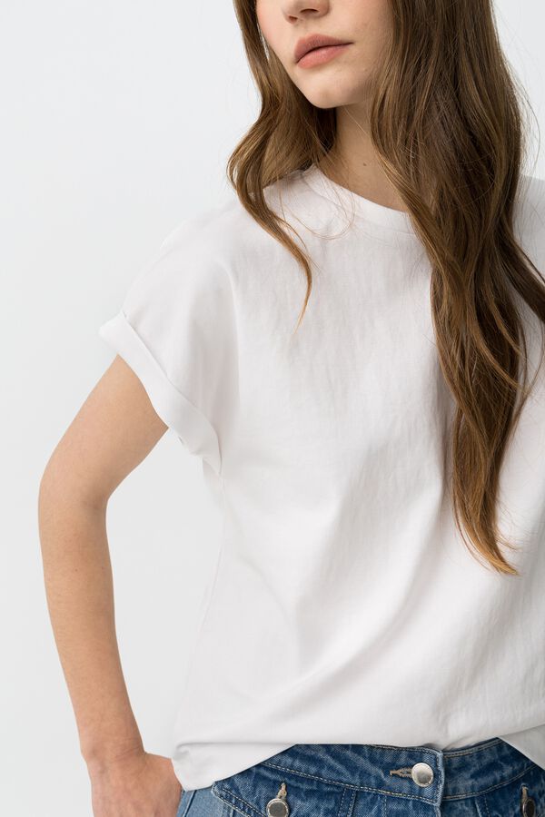 Tiffosi Short-sleeved T-shirt blanc