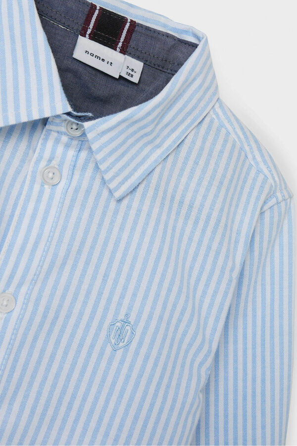 Name It Camisa oxford de rayas ni&ntilde;o azul