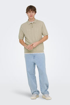 Only & Sons Polo de malha manga curta