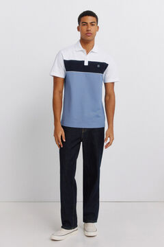 Springfield Polo piqu&eacute; bloco de cor slim fit