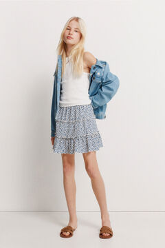 Springfield Kids Saia com flores para menina