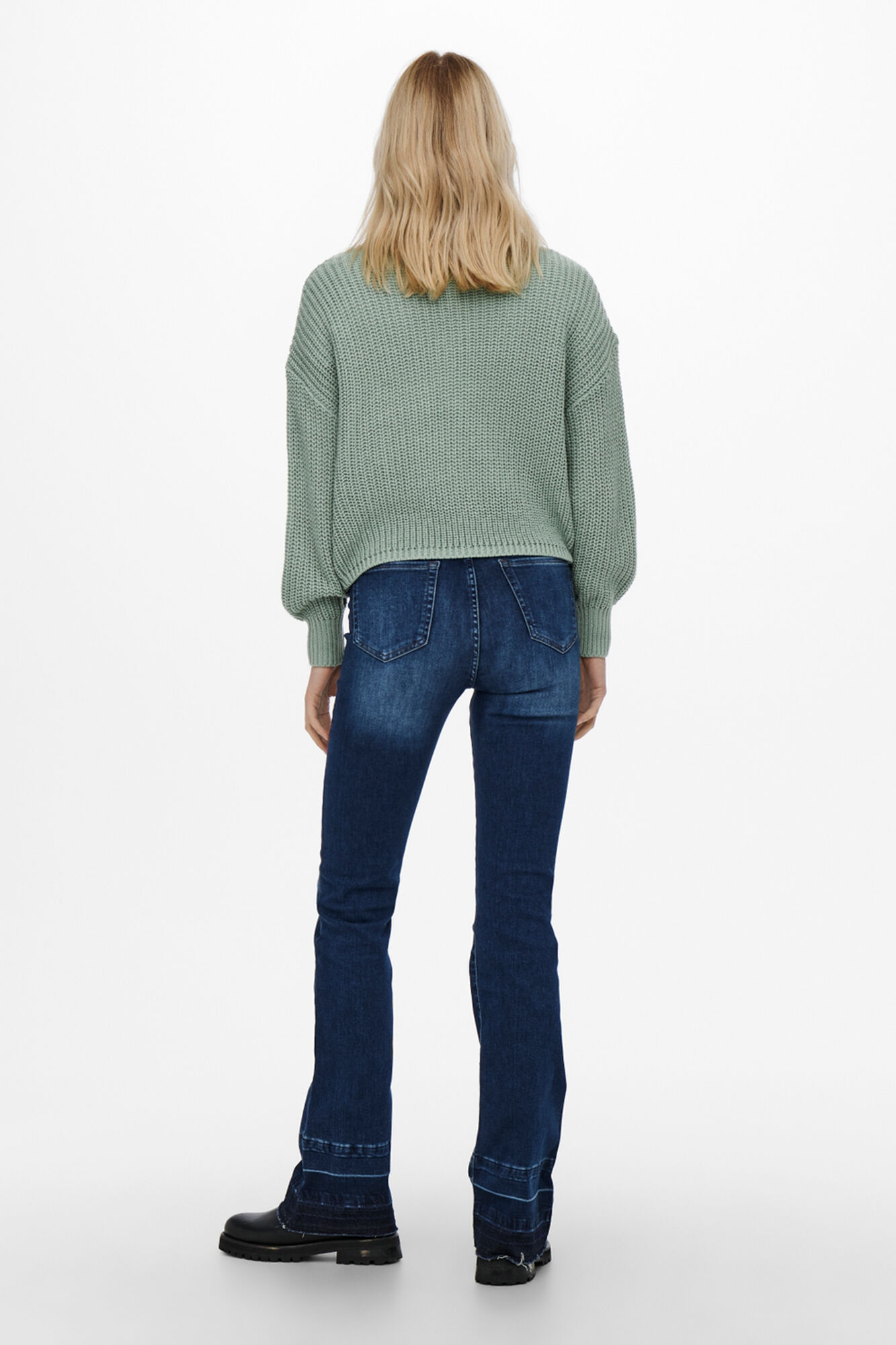 Only Strickjacke mit Verschluss