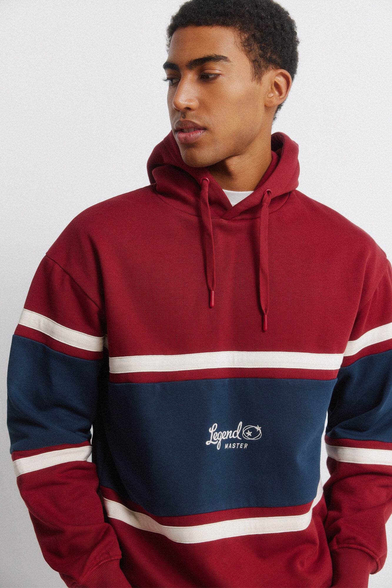 Springfield Hooded sweatshirt with cuts
