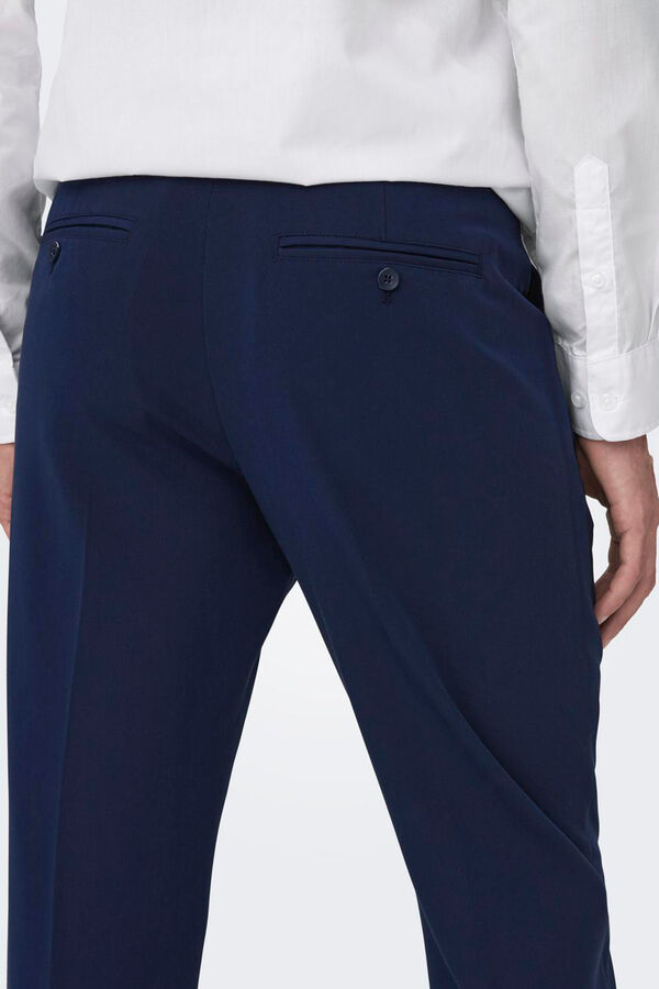 Springfield for men Slim Fit Suit Pants mornarskoplava