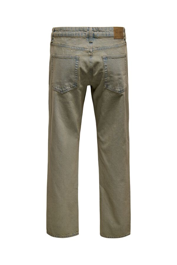 Only & Sons Straight fit jeans brown