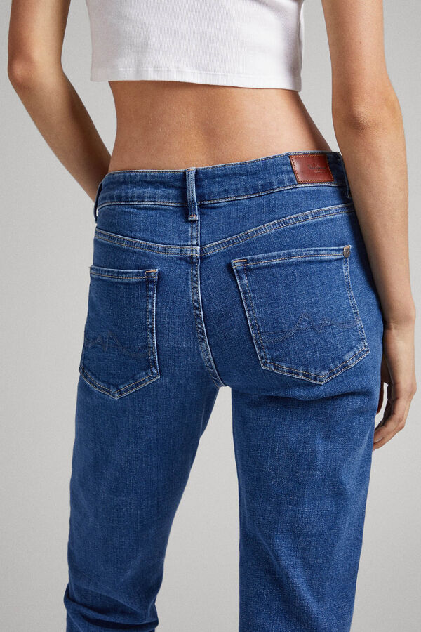 Springfield Women’s High Throw Straight Blue Jeans plava
