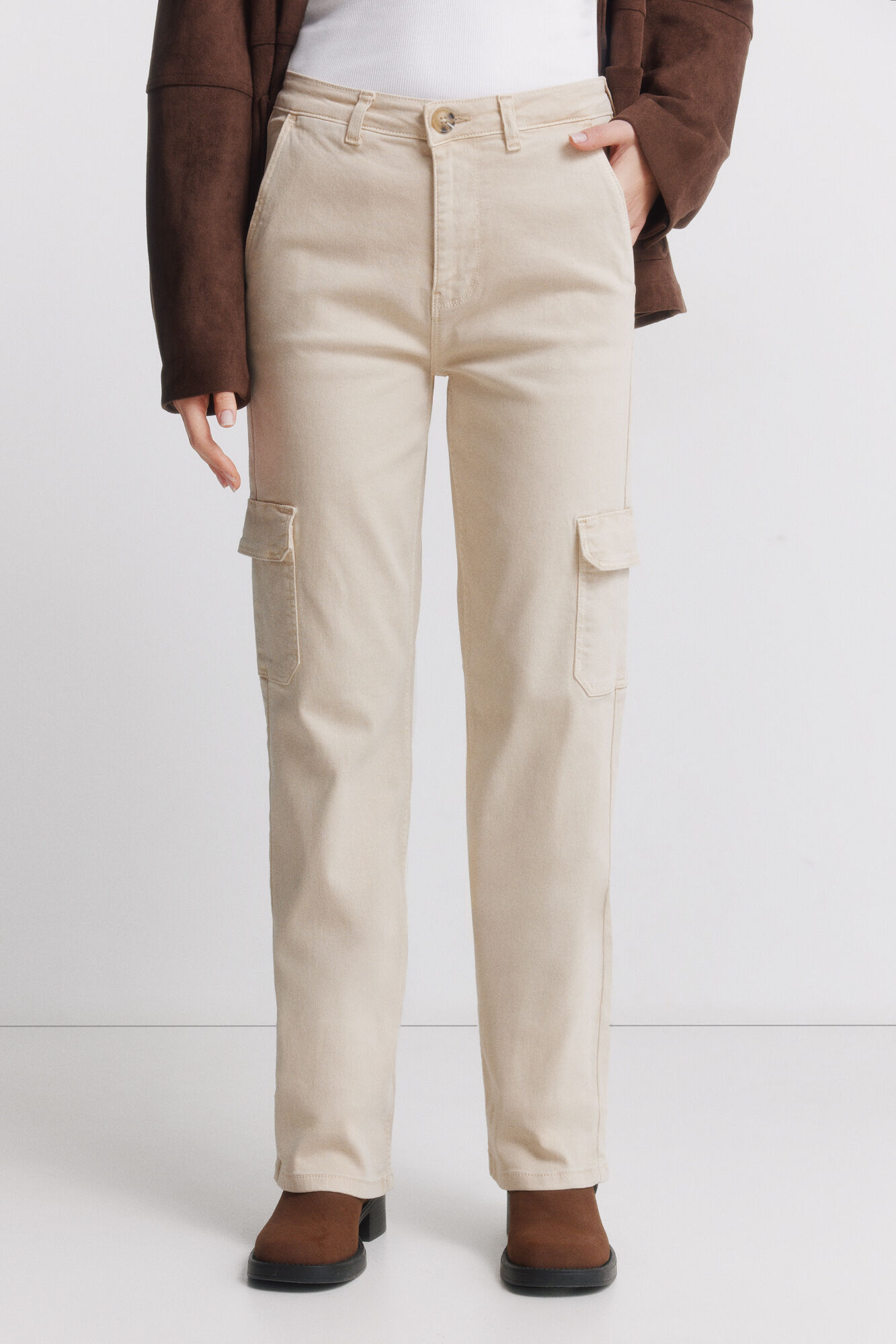 Springfield Cotton cargo trousers