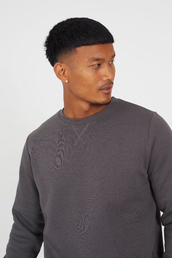 Brave Soul Round neck sweatshirt gris
