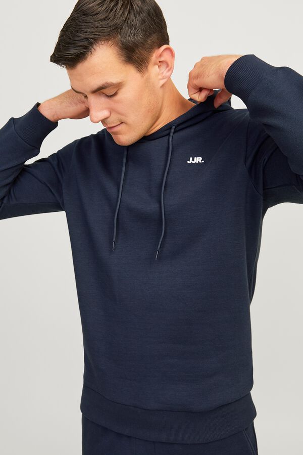 JJ REBEL Regular hooded sweatshirt blue