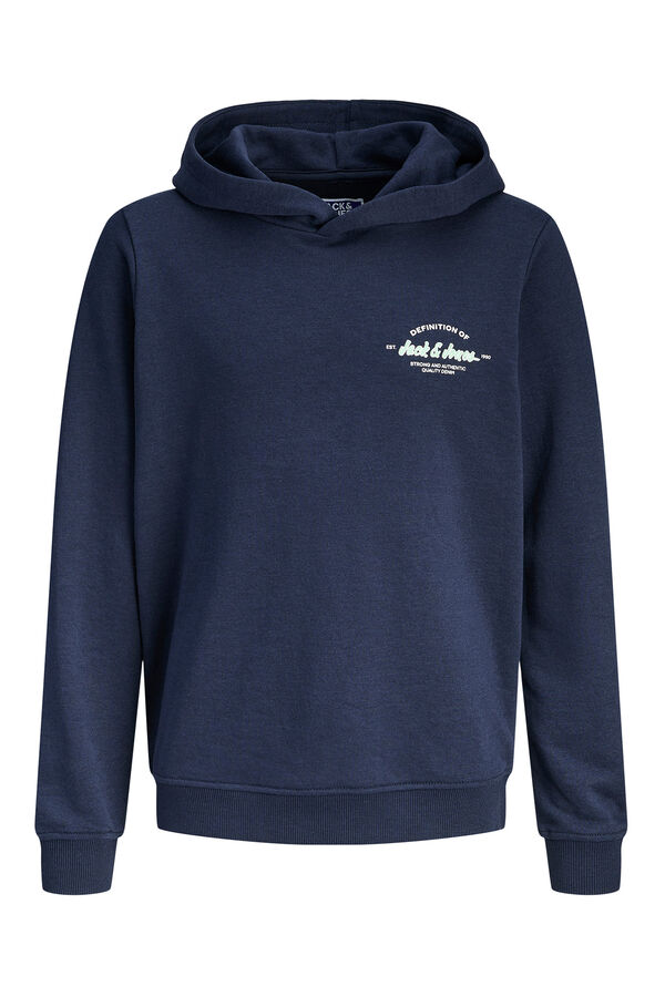 Jack & Jones Junior Sudadera con capucha azul