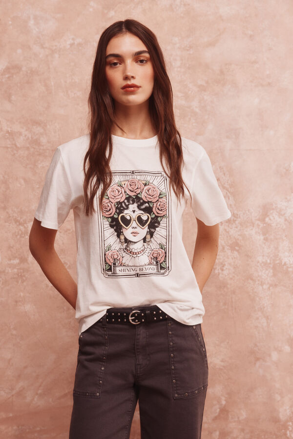 Springfield "Shinning Beyond" T-shirt printed