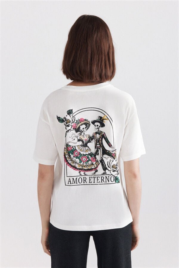 Springfield Day of the Dead T-shirt beige