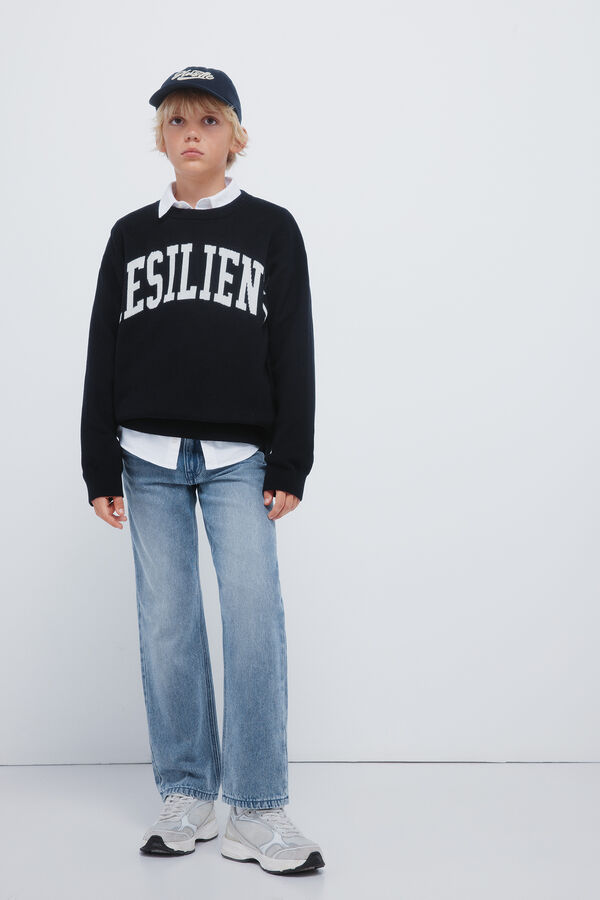 Springfield Kids Camisola infantil "Resiliente" azul