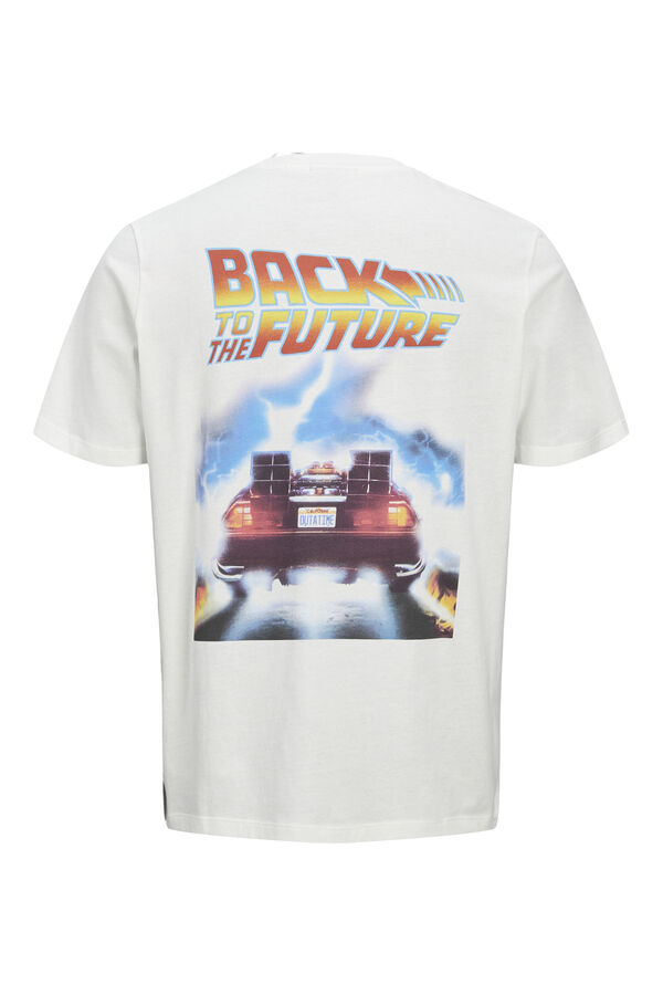 Springfield T-Shirt Back to the Future blanco