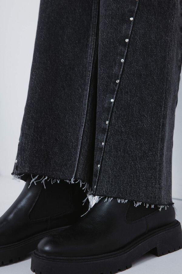 Springfield Kids Jeans denim culotte TACHAS niña gris