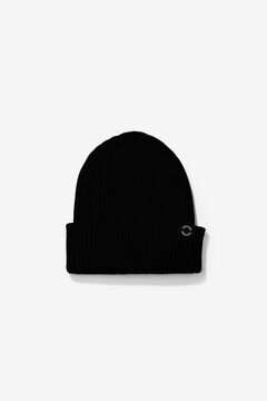 Tiffosi Gorro de punto liso negro