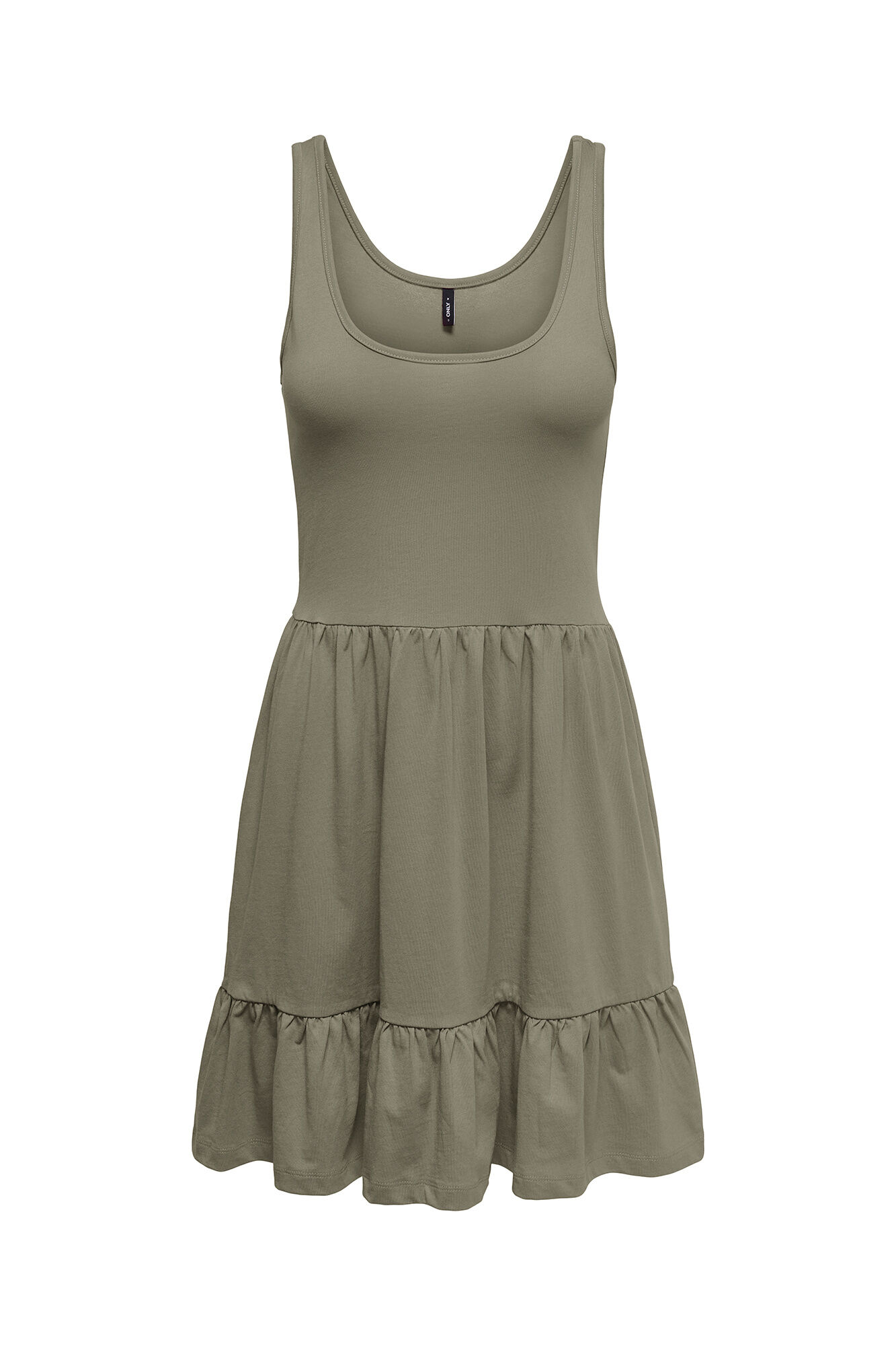 Only Vestido corto color liso