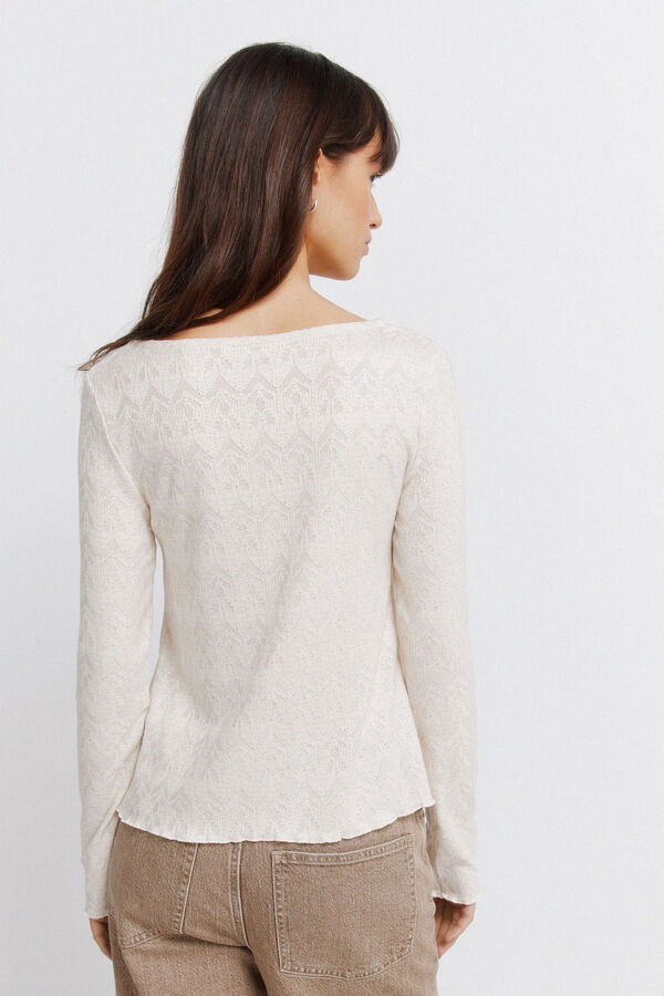 Springfield Wavy finish T-shirt brown