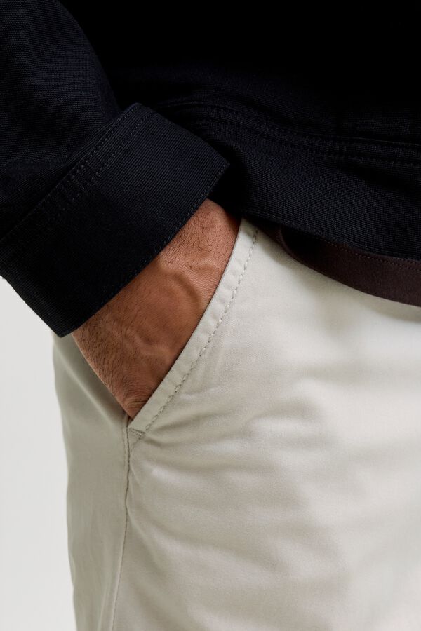 Jack & Jones Cal&ccedil;as chino slim cinzento